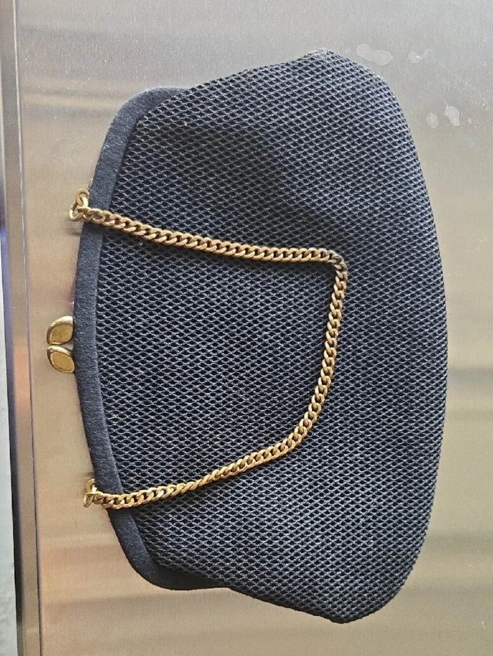 Embellished Black Beaded Floral Bag